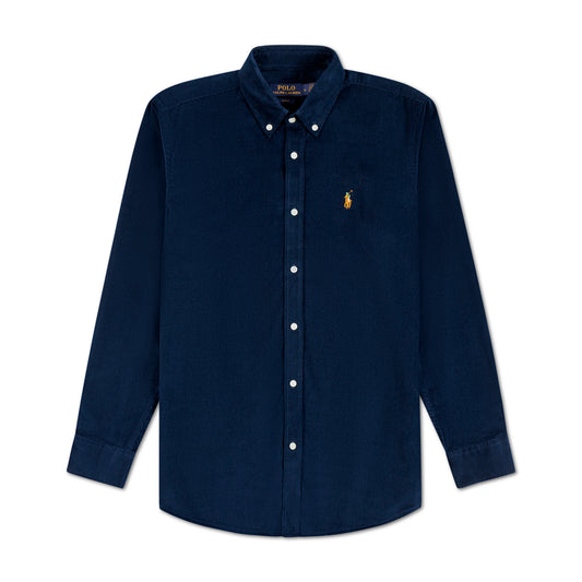 Corduroy Shirt Navy Blue CS-02