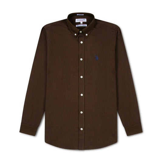 Formal Shirt Dark Chocolate Velvet USPFS-02