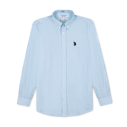 Formal Shirt Ice Blue Stripe USPFS-03