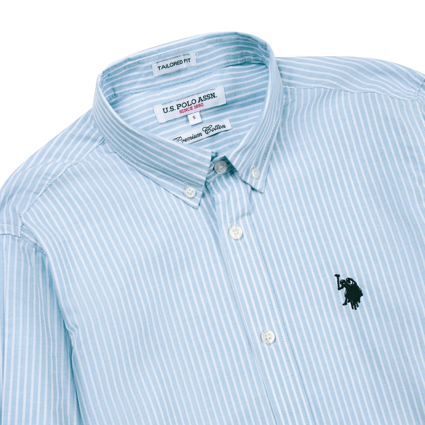 Formal Shirt Ice Blue Stripe USPFS-03