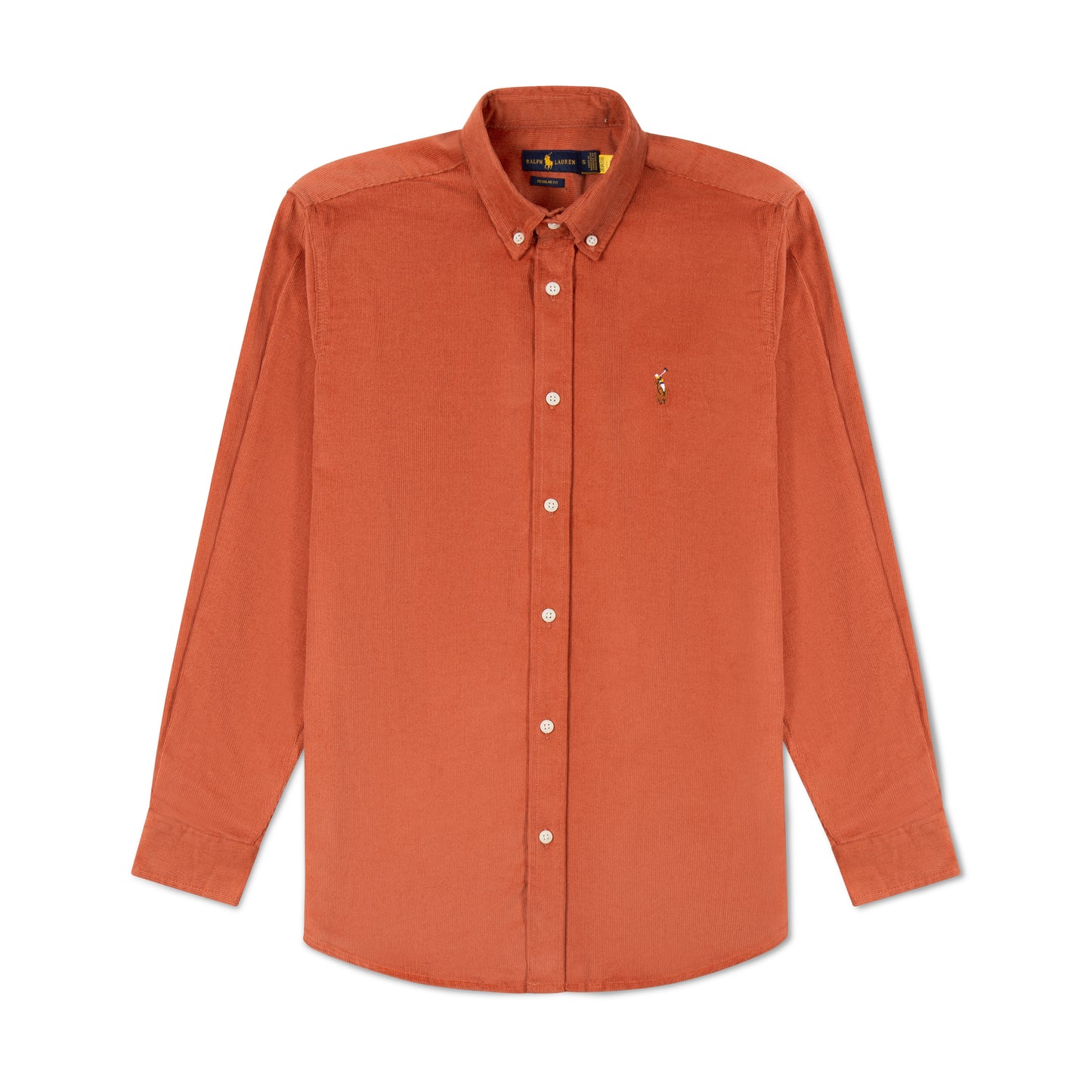 Corduroy Shirt Orange Rust CS-03