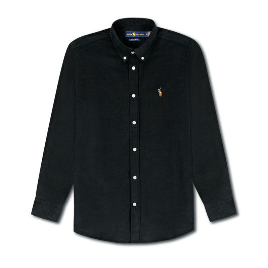 Corduroy Shirt Black CS-01