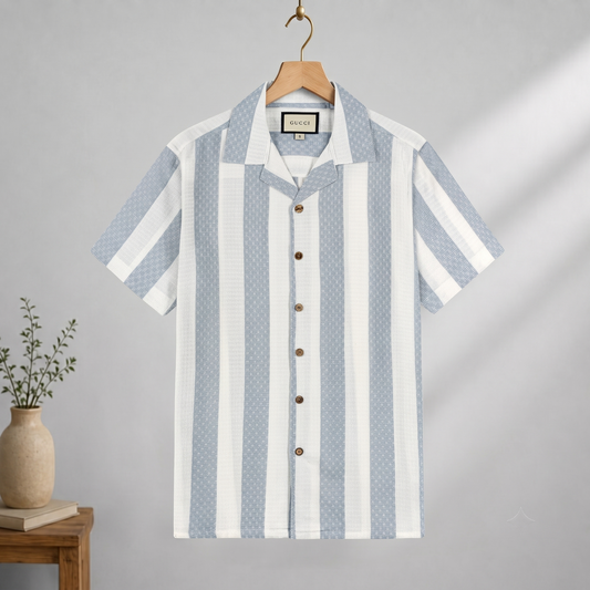 Cuban Half Shirt HS-0002