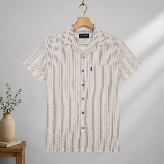 Cuban Half Shirt HS-08