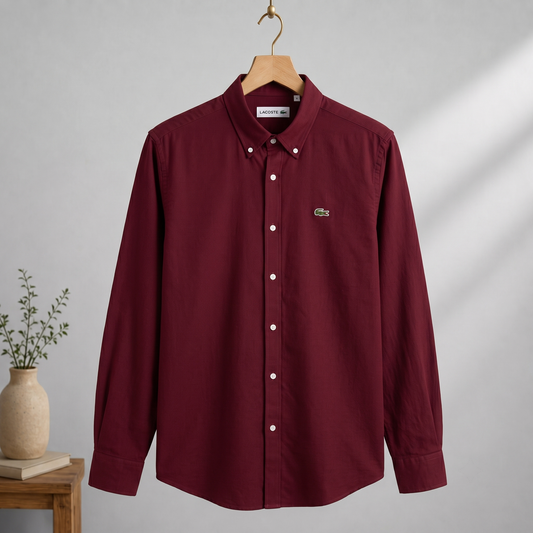 CSL001 Casual Shirt Maroon