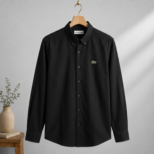 CSL-004 Casual Shirt Black