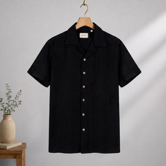 Cuban Half Shirt HS-001