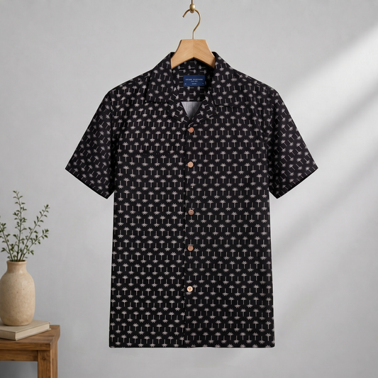 Cuban Half Shirt HS-07