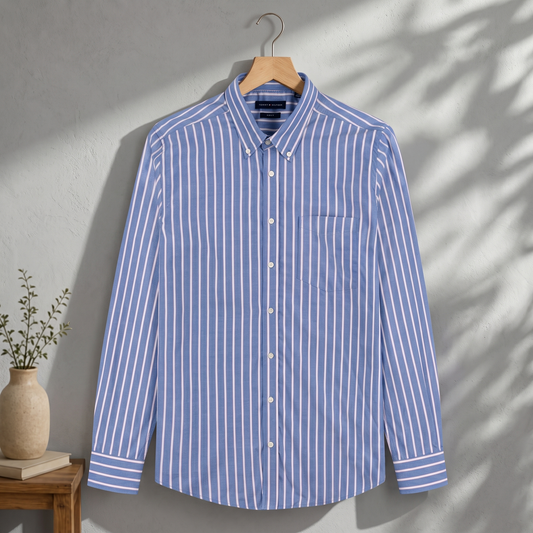 Semi Formal Shirt Stripe THFS-01