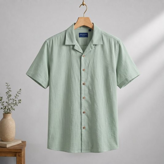 Cuban Half Shirt HS-18