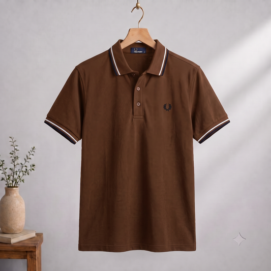 Polo T-shirt Brown TSP-19