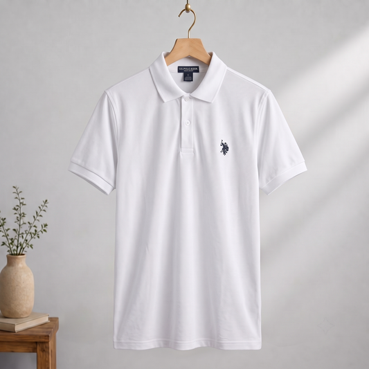 Polo T-shirt White TSP-07