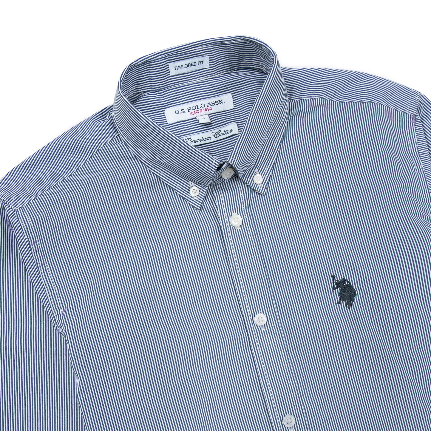 Formal Shirt Midnight Blue Stripe USPFS-05